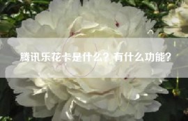 腾讯乐花卡是什么？有什么功能？