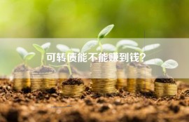 可转债能不能赚到钱？