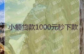 1000元小额贷款必过平台有哪些？小额借款1000元马上放款的口子
