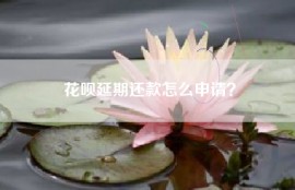 花呗延期还款怎么申请？