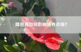降息将如何影响债券市场？