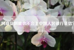 网商贷到底会不会上中国人民银行征信？