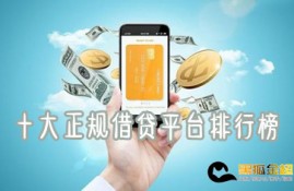 十大正规借贷平台排行榜(安全借贷平台排名)