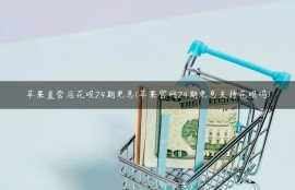 苹果直营店花呗24期免息(苹果官网24期免息支持花呗吗)