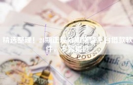 精选整理！24期正规分期贷款平台借款软件，不容错过