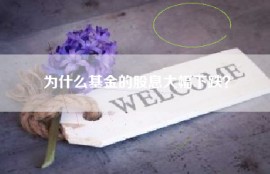 为什么基金的股息大幅下跌？