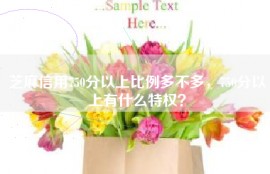 芝麻信用750分以上比例多不多，750分以上有什么特权？