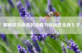 聊聊武当诸侠的资质为何远胜全真七子