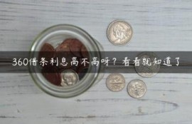 360借条利息高不高呀？看看就知道了