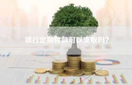 银行定期存款可以支取吗？