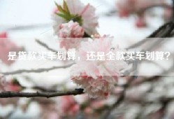 是贷款买车划算，还是全款买车划算？