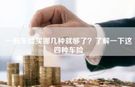 一般车险买哪几种就够了？了解一下这四种车险