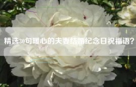 精选30句暖心的夫妻结婚纪念日祝福语？