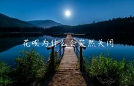 花呗为什么会突然关闭