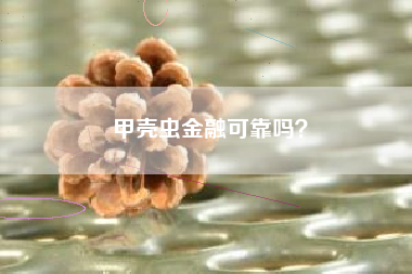 甲壳虫金融可靠吗？