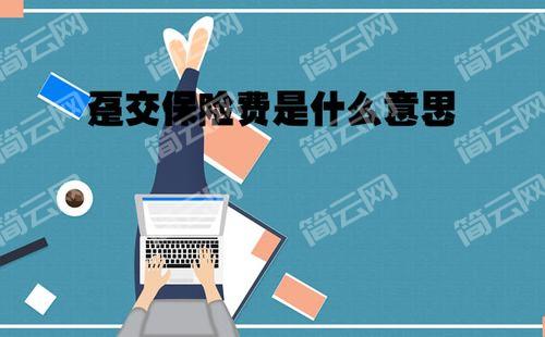趸交保费是什么意思？