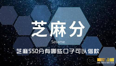 芝麻550分有哪些口子可以借款