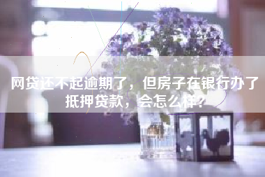 网贷还不起逾期了，但房子在银行办了抵押贷款，会怎么样？