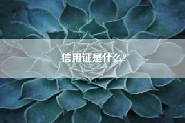 信用证是什么?