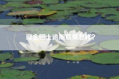 现金巴士逾期后果怎样？