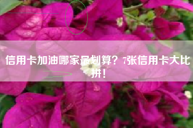 信用卡加油哪家最划算？7张信用卡大比拼！