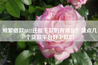 频繁借款2022还能下款的有哪些？盘点几个贷款平台好下款的