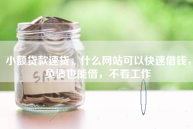 小额贷款速贷，什么网站可以快速借钱，负债也能借，不看工作