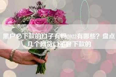 黑户必下款的口子有吗2022有哪些？盘点几个网贷口子好下款的