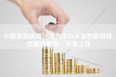 小额贷款速贷，综合评分不足也能借钱，负债也能借，不看工作