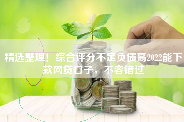 精选整理！综合评分不足负债高2022能下款网贷口子，不容错过