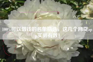 100%可以借钱的名单精选，这几个网贷app实测有效！
